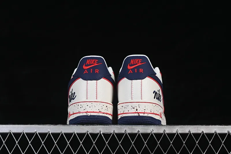 All Categories Nk Air Force 1 Air Force Series Nk Air Force 1 Low Air Force Low Nike Air Force 1'07 Low Milk White Blue Red Spot Air Force One Low Casual Sneakers NH0601-545